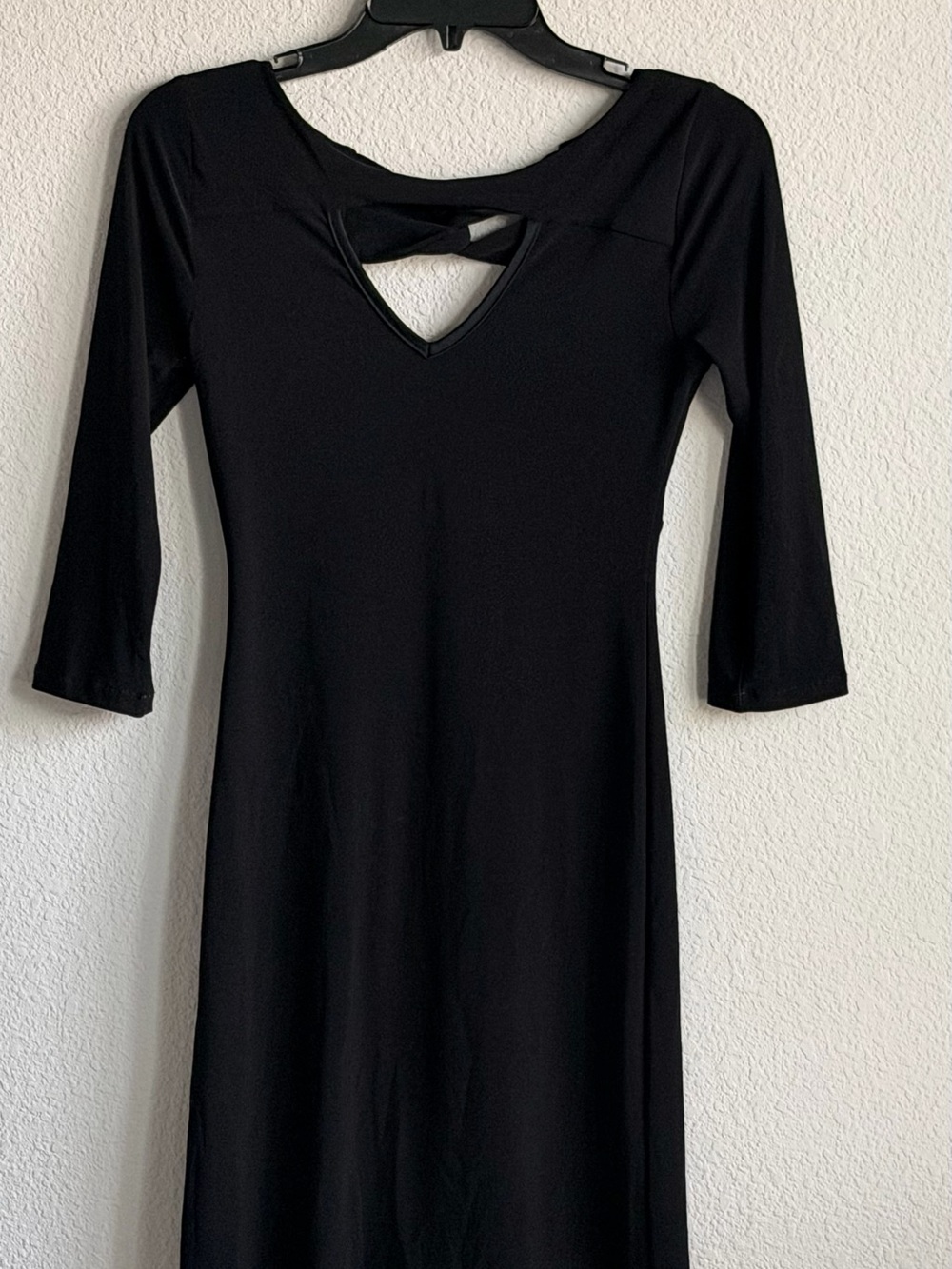 Sleek black Mini Dress Small